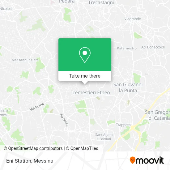 Eni Station map