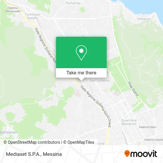 Mediaset S.P.A. map