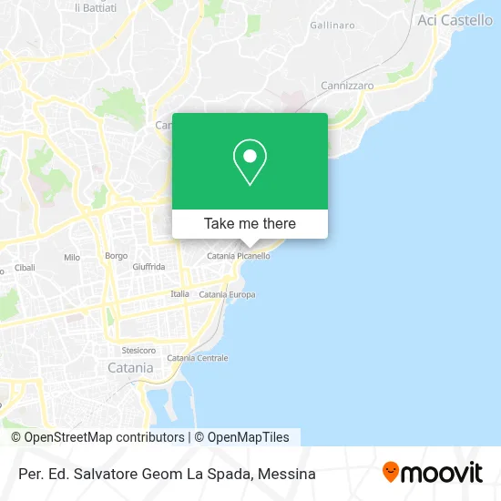 Per. Ed. Salvatore Geom La Spada map