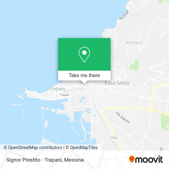 Signor Prestito - Trapani map