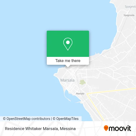 Residence Whitaker Marsala map