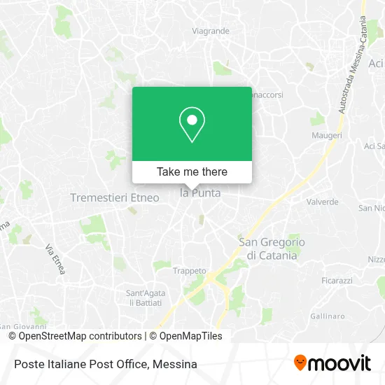 Poste Italiane Post Office map