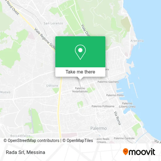 Rada Srl map