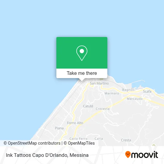 Ink Tattoos Capo D'Orlando map
