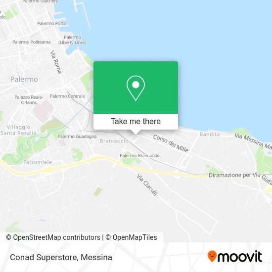 Conad Superstore map