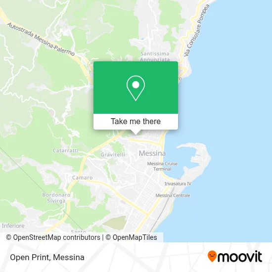 Open Print map
