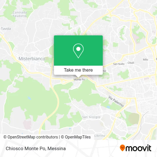 Chiosco Monte Po map