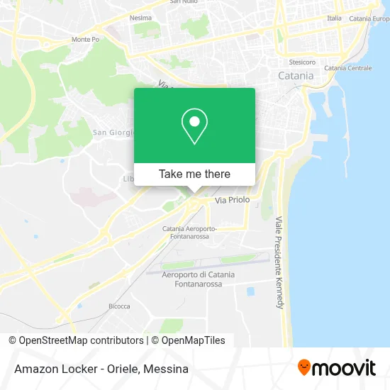 Amazon Locker - Oriele map