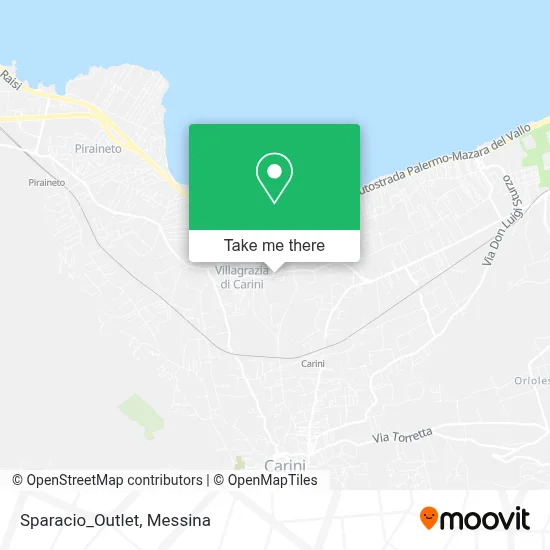 Sparacio_Outlet map
