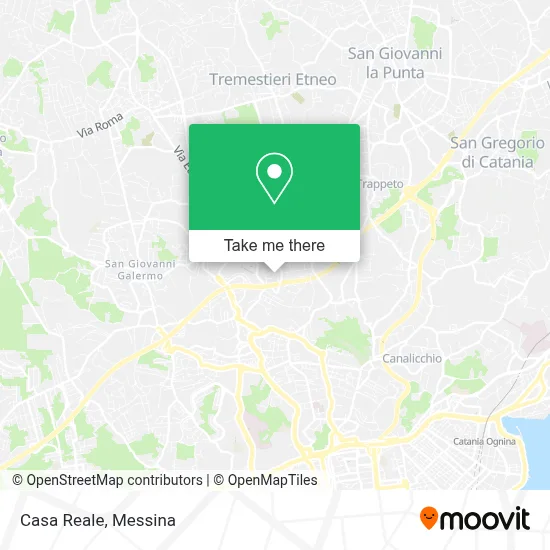 Casa Reale map
