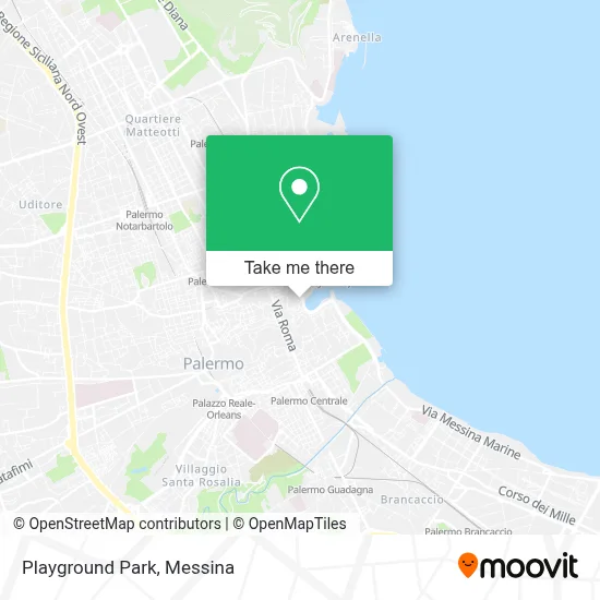 Playground Park map
