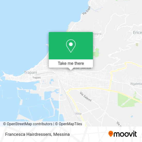 Francesca Hairdressers map