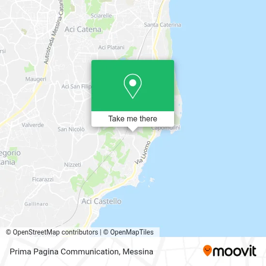 Prima Pagina Communication map