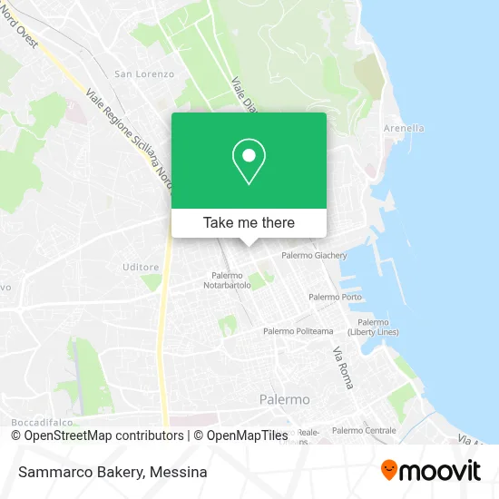 Sammarco Bakery map