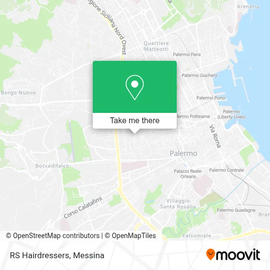 RS Hairdressers map
