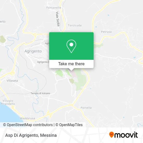 Asp Di Agrigento map
