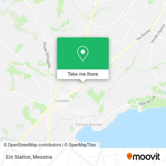Eni Station map