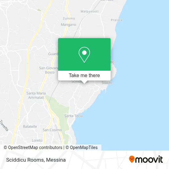Sciddicu Rooms map