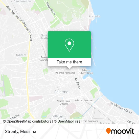 Streaty map