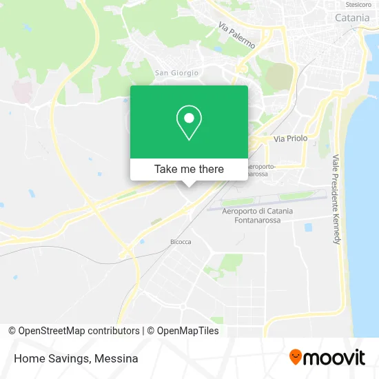 Home Savings map