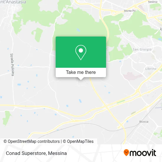 Conad Superstore map