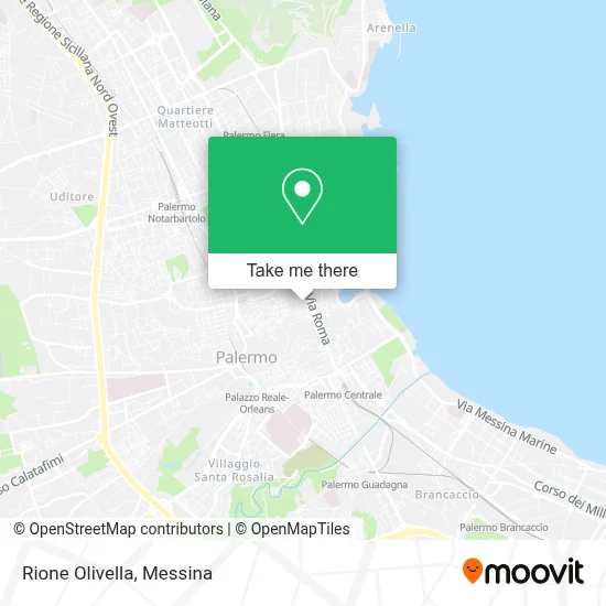 Rione Olivella map