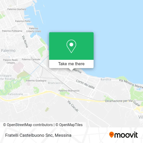 Fratelli Castelbuono Snc map