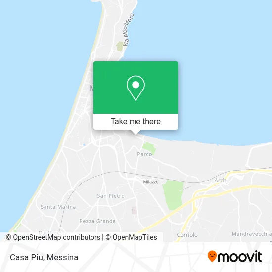 Casa Piu map