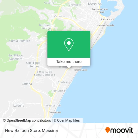 New Balloon Store map