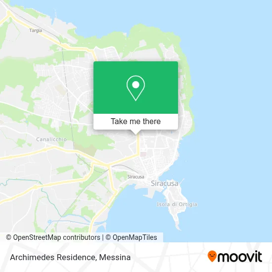 Archimedes Residence map