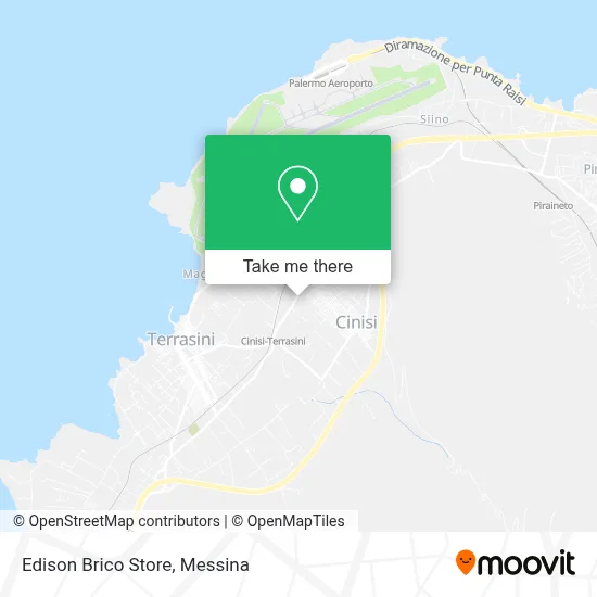 Edison Brico Store map