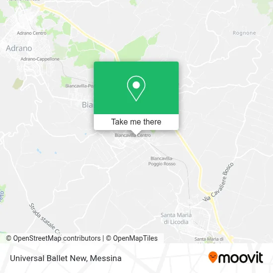 Universal Ballet New map