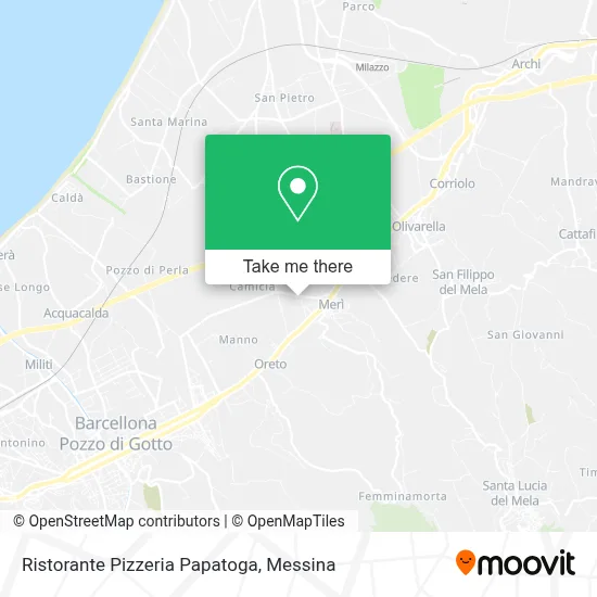 Ristorante Pizzeria Papatoga map
