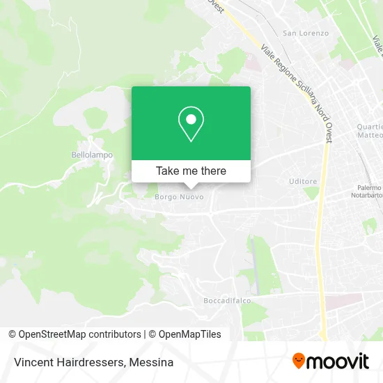 Vincent Hairdressers map