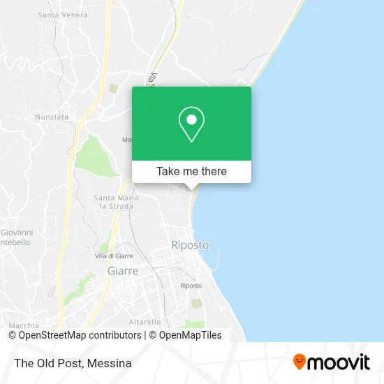 The Old Post map