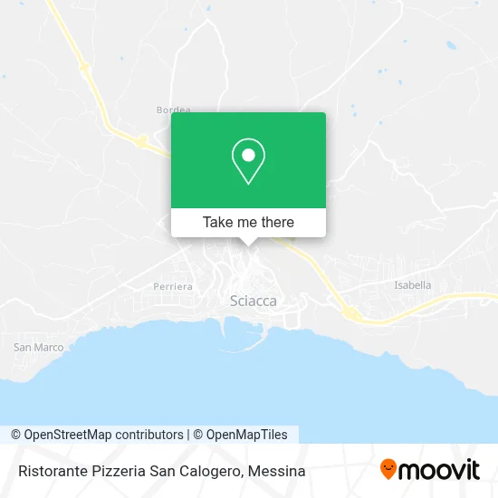 Ristorante Pizzeria San Calogero map