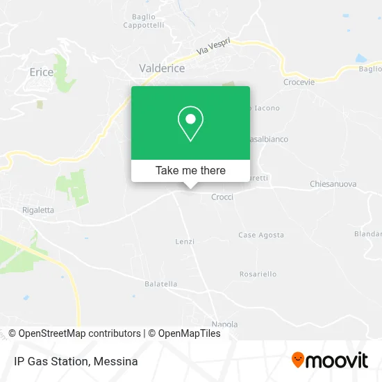 IP Gas Station map