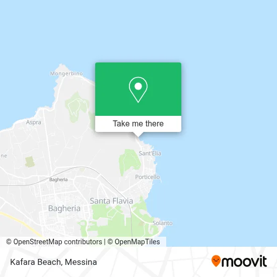 Kafara Beach map