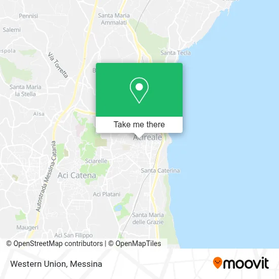 Western Union map