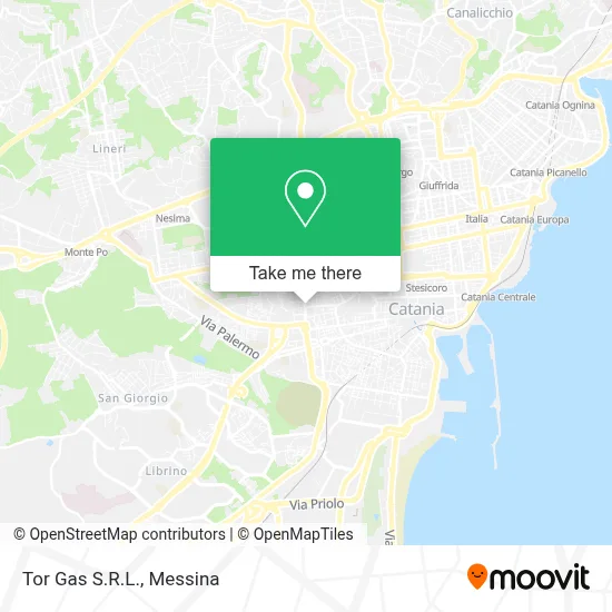 Tor Gas S.R.L. map