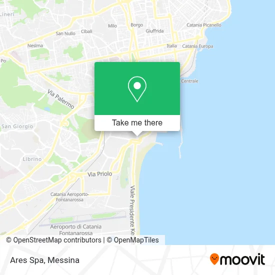 Ares Spa map