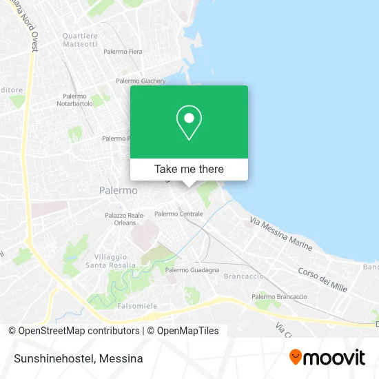 Sunshinehostel map
