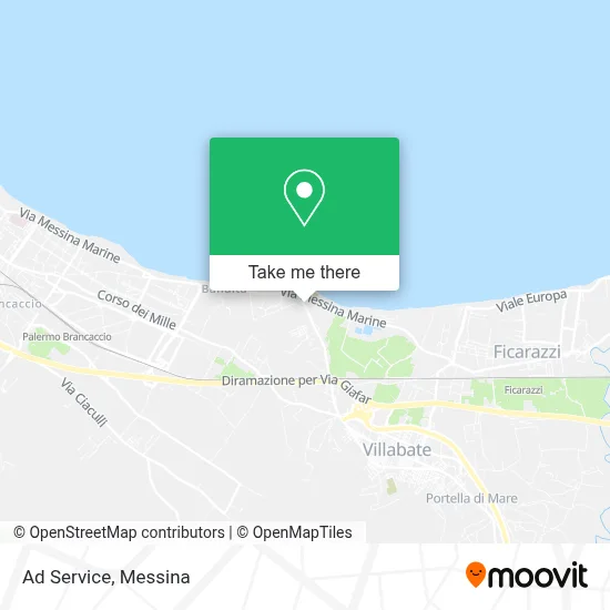 Ad Service map