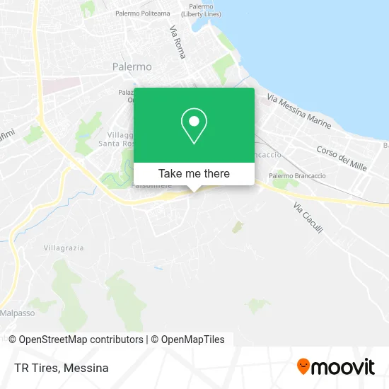 TR Tires map