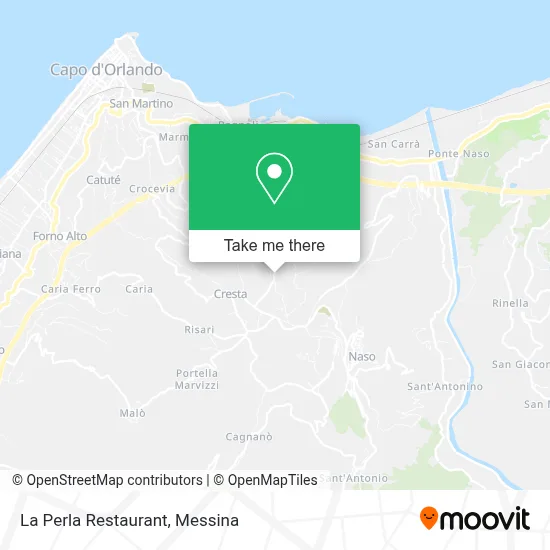 La Perla Restaurant map