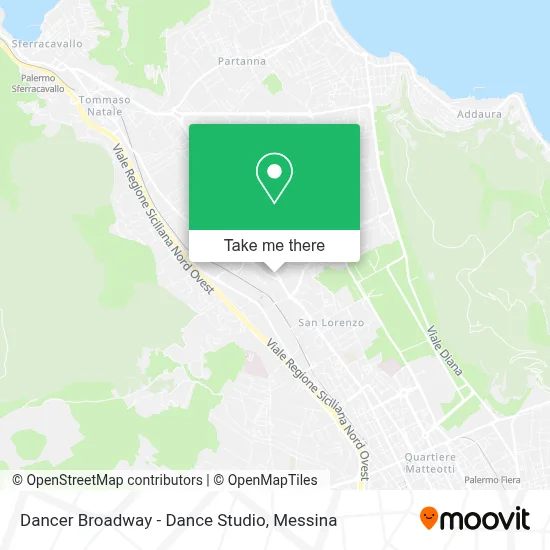 Dancer Broadway - Dance Studio map
