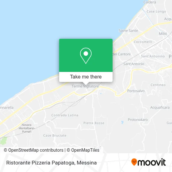 Ristorante Pizzeria Papatoga map