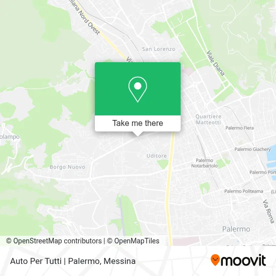 Auto Per Tutti | Palermo map