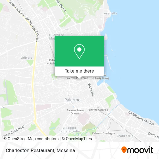 Charleston Restaurant map