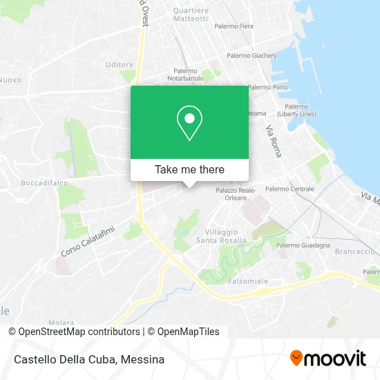 Castello Della Cuba map